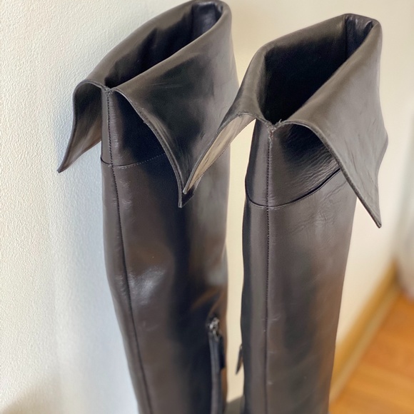 Gorgeous TOM FORD Black Leather Over The Knee Boots ๐NWT๐ - Picture 11 of 15